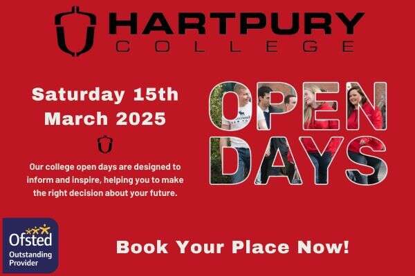 Hartpury College Open Day - 15th March 2025