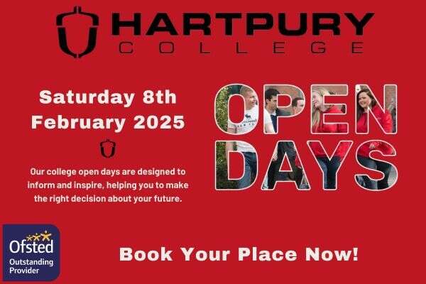 Hartpury College Open Day - 8th Feb 2025