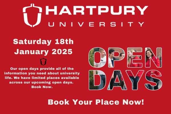 Hartpury University Open Day - 18th Jan 2025