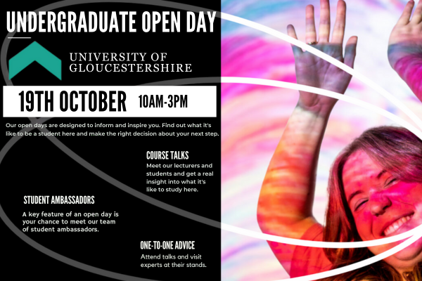 The University of Gloucestershire Undergraduate Open Day